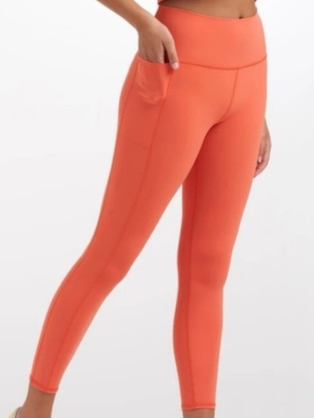 Vuori Studio Pocket Legging Grapefruit? EUC